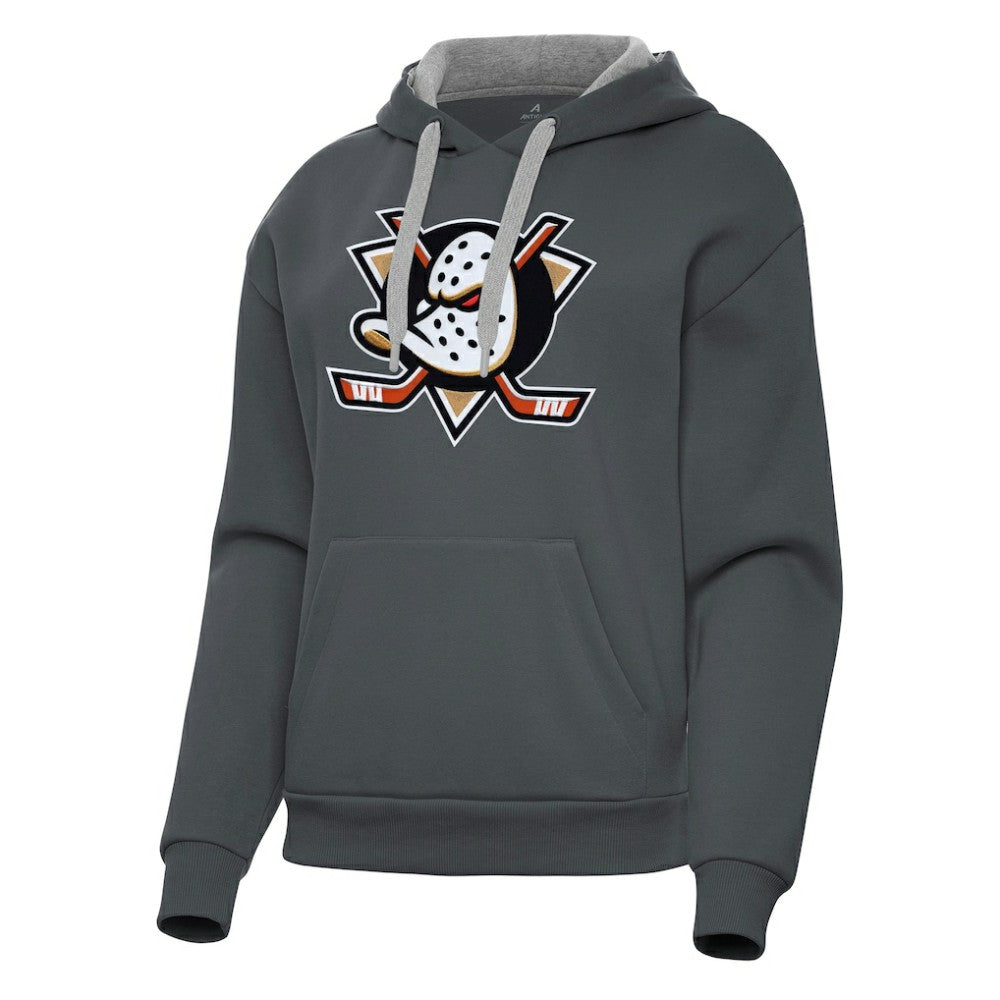 Anaheim Ducks Antigua Women's Victory Pullover Hoodie