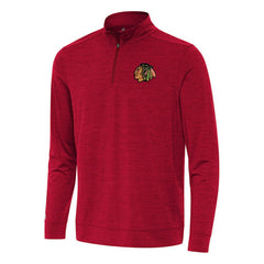 Chicago Blackhawks Antigua Bright Quarter-Zip Top