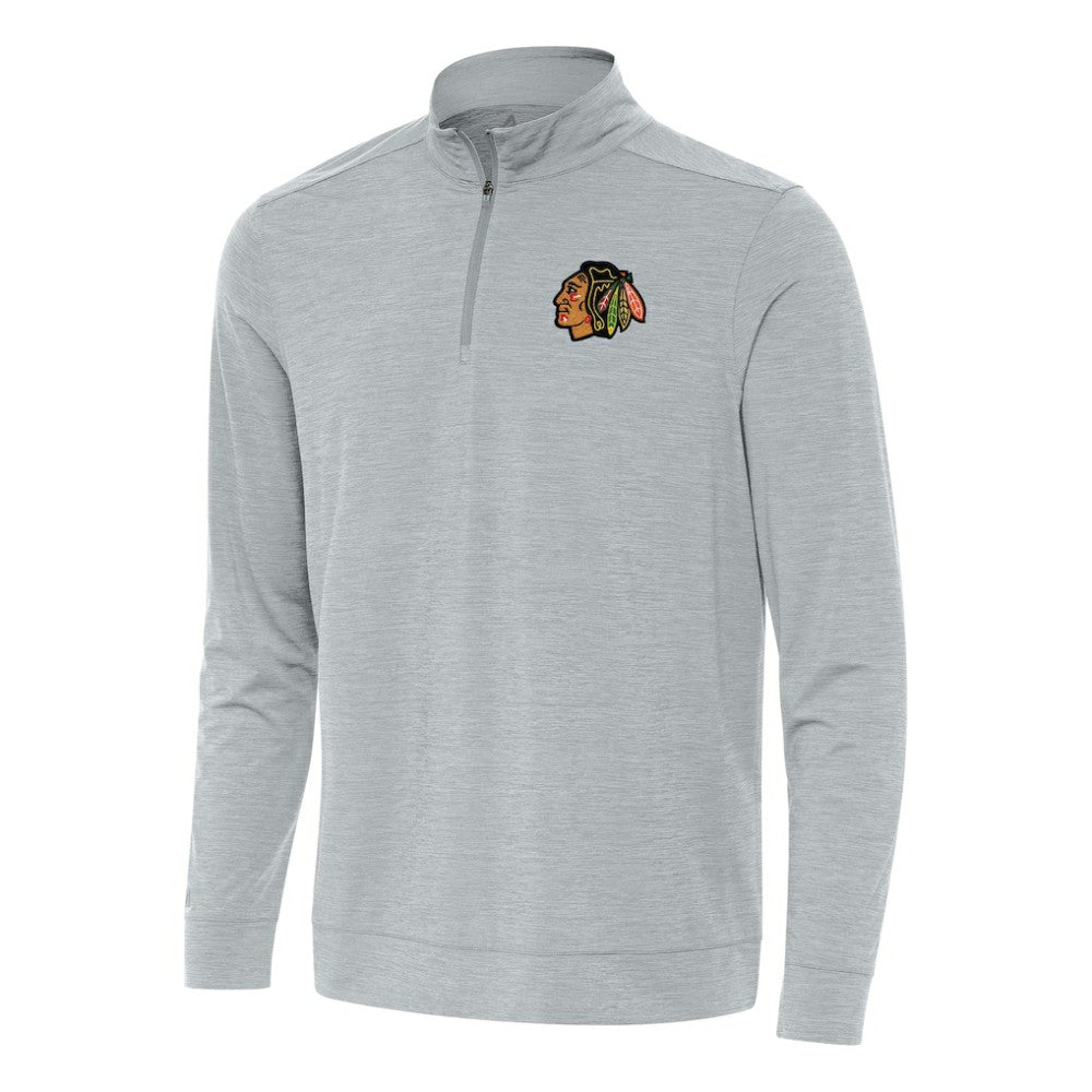 Chicago Blackhawks Antigua Bright Quarter-Zip Top