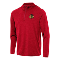 Chicago Blackhawks Antigua Tidy Quarter-Zip Hoodie
