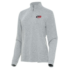 Carolina Hurricanes Antigua Women's Mentor Quarter-Zip Mock Long Sleeve Top