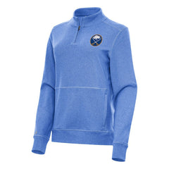 Buffalo Sabres Antigua Women's Crush Quarter-Zip Fleece Sweatshirt