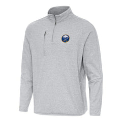 Buffalo Sabres Antigua Certain Quarter-Zip Tri-Blend Sweatshirt