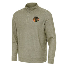 Chicago Blackhawks Antigua Subtle Quarter-Zip Sweatshirt