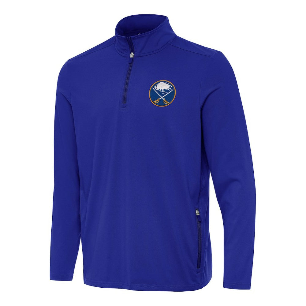 Buffalo Sabres Antigua Perilous Quarter-Zip Sweatshirt