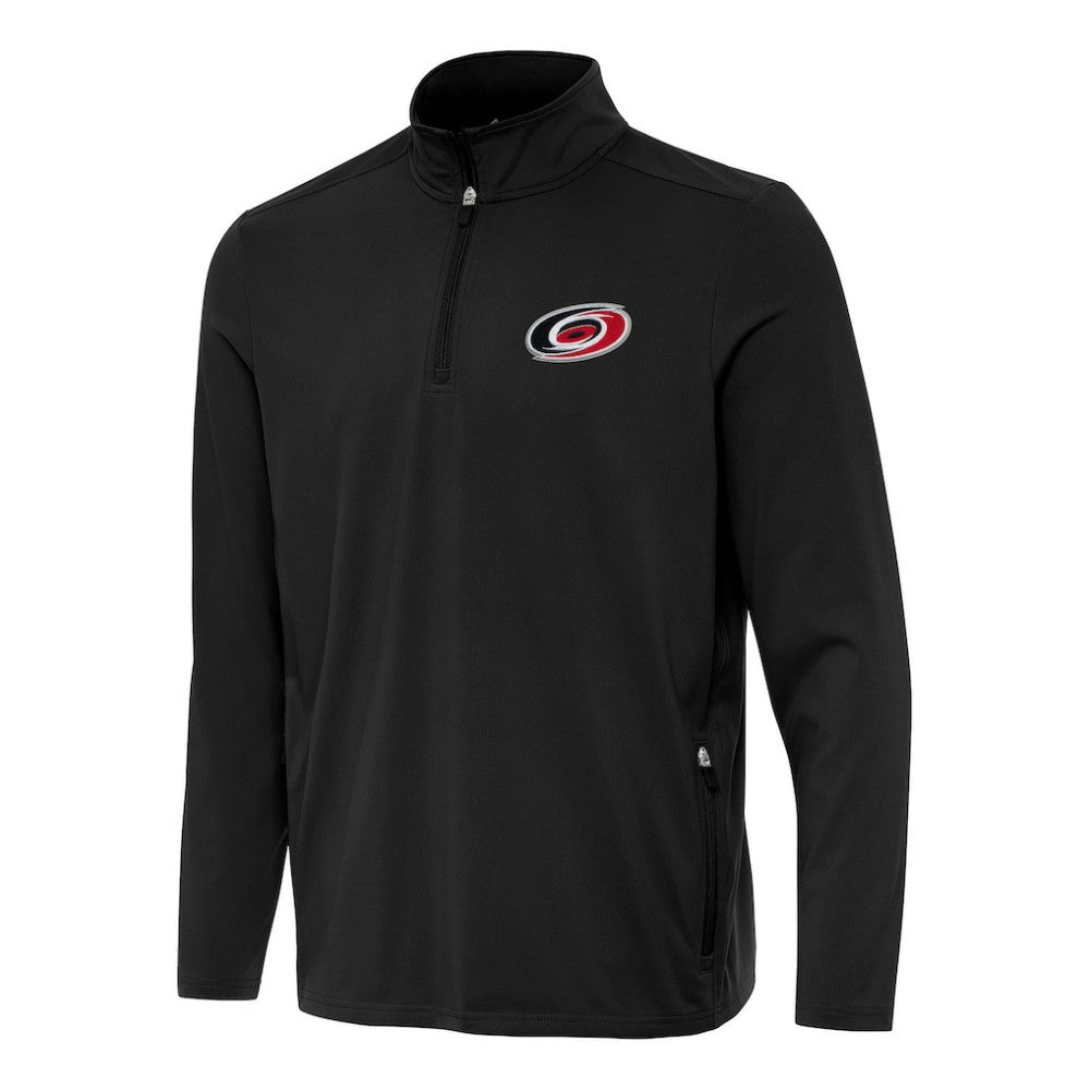 Carolina Hurricanes Antigua Perilous Quarter-Zip Sweatshirt