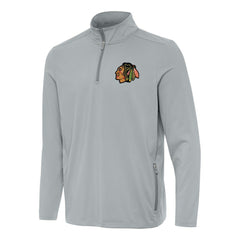 Chicago Blackhawks Antigua Perilous Quarter-Zip Sweatshirt
