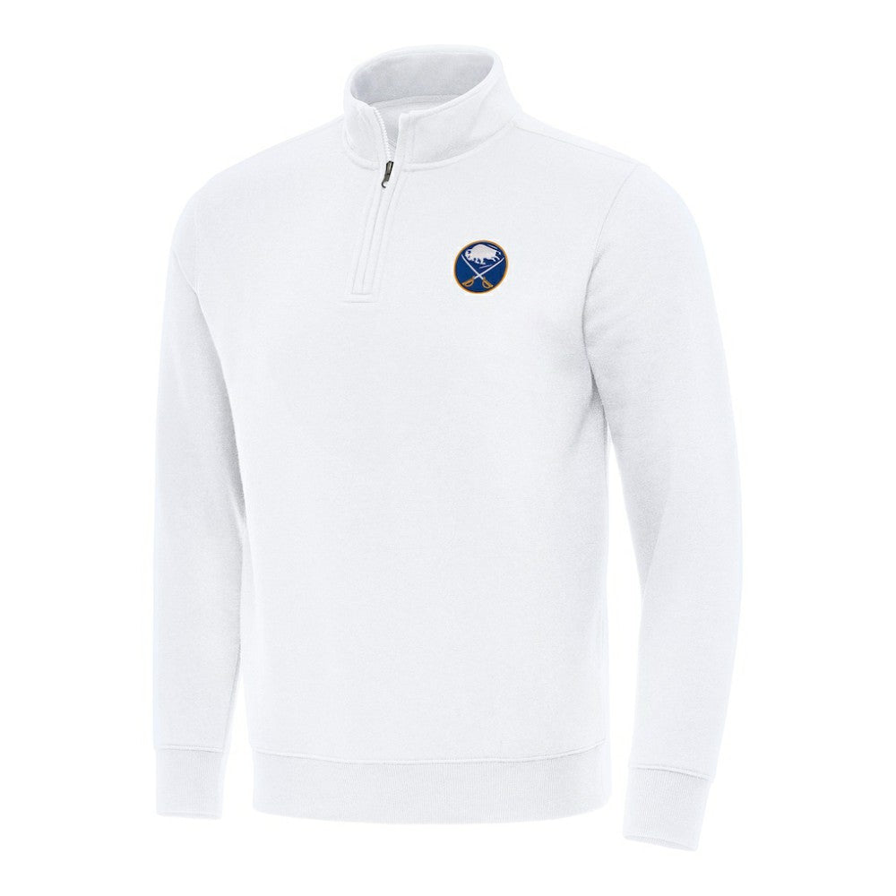 Buffalo Sabres Antigua Victory Quarter-Zip Mock Sweatshirt