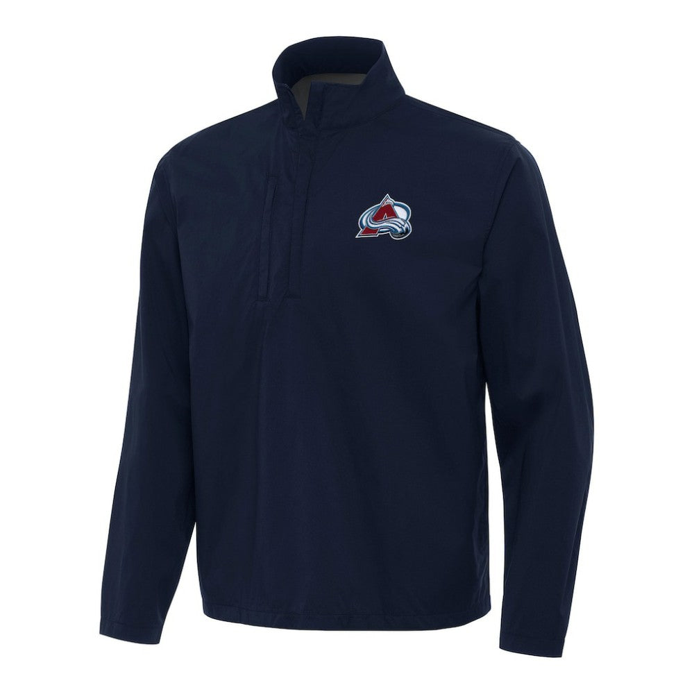 Colorado Avalanche Antigua Brisk Quarter-Zip Windbreaker
