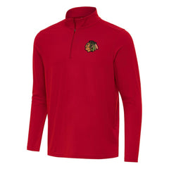 Chicago Blackhawks Antigua Intent Quarter-Zip Top