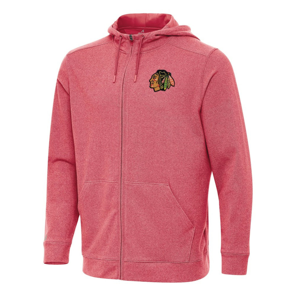 Chicago Blackhawks Antigua Effortless Full-Zip Hoodie Jacket