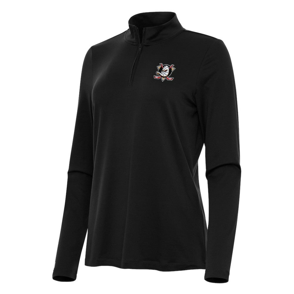 Anaheim Ducks Antigua Women's Reprocess Quarter-Zip Top