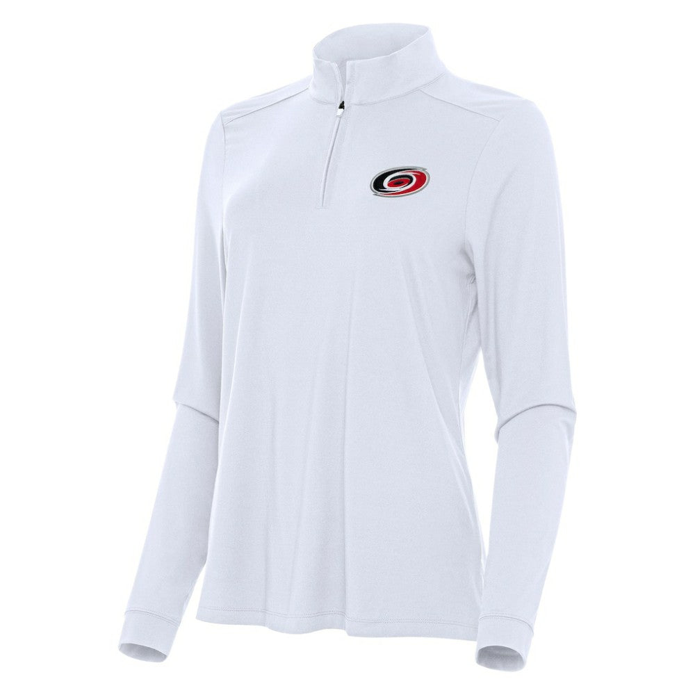 Carolina Hurricanes Antigua Women's Intent Quarter-Zip Top