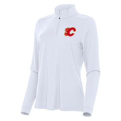 Calgary Flames Antigua Women's Intent Quarter-Zip Top
