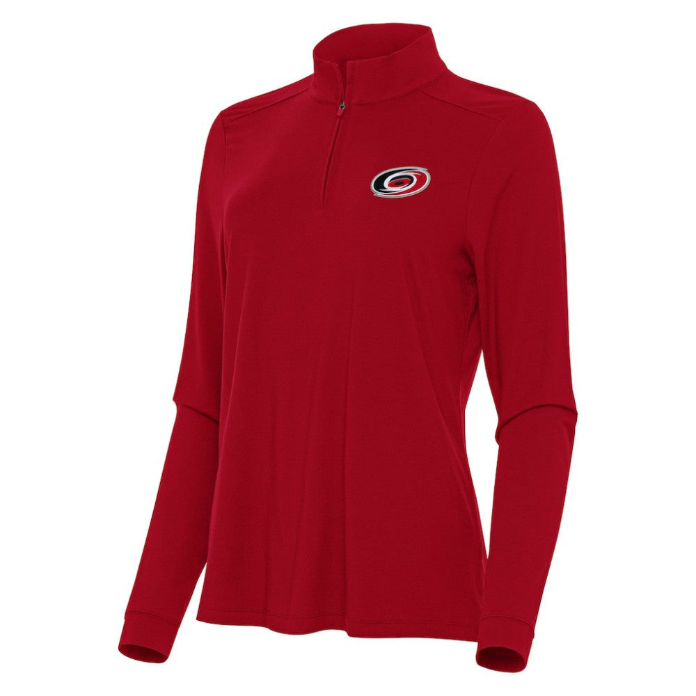 Carolina Hurricanes Antigua Women's Intent Quarter-Zip Top