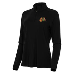 Chicago Blackhawks Antigua Women's Intent Quarter-Zip Top