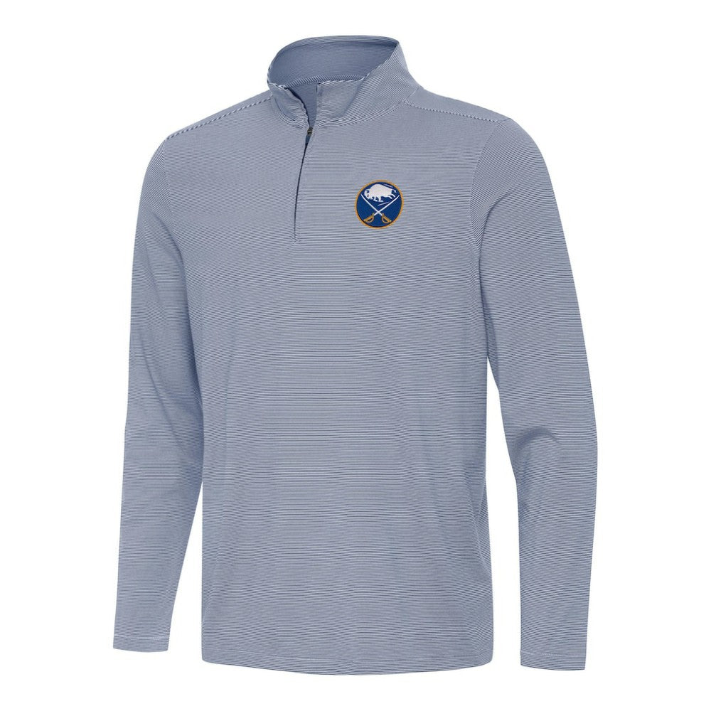 Buffalo Sabres Antigua Twine Quarter-Zip Top
