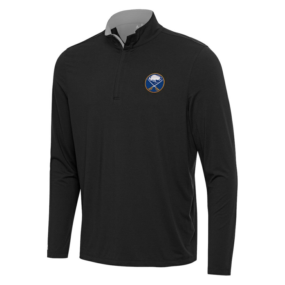 Buffalo Sabres Antigua Content Quarter-Zip Pullover Top