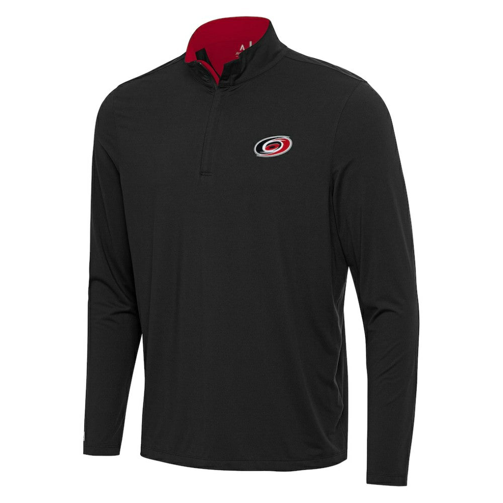 Carolina Hurricanes Antigua Content Quarter-Zip Pullover Top