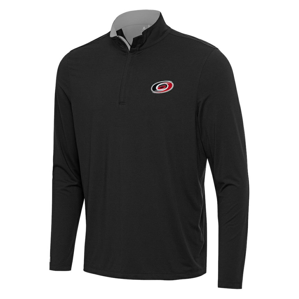 Carolina Hurricanes Antigua Content Quarter-Zip Pullover Top