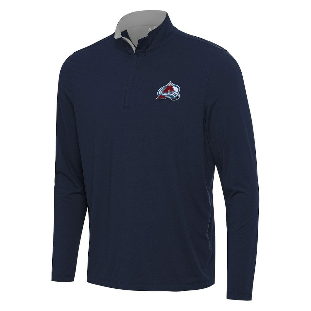 Colorado Avalanche Antigua Content Quarter-Zip Pullover Top