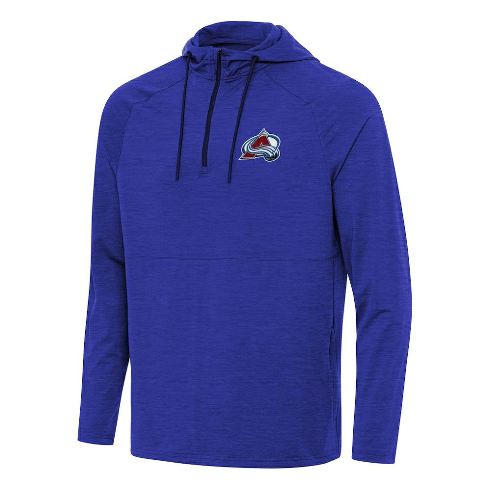 Colorado Avalanche Antigua Spikes Quarter-Zip Hoodie
