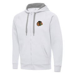 Chicago Blackhawks Antigua Big & Tall Victory Full-Zip Hoodie