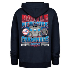 New York Yankees 2000 World Series Champions Showcase Backer Pullover Hoodie - Navy | 47 brand