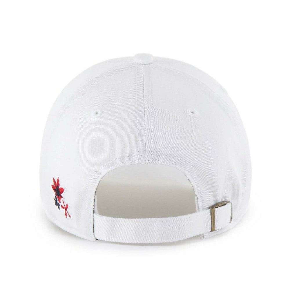 Boston Red Sox Women's Flower Power Clean Up Adjustable Hat - White | 47 brand