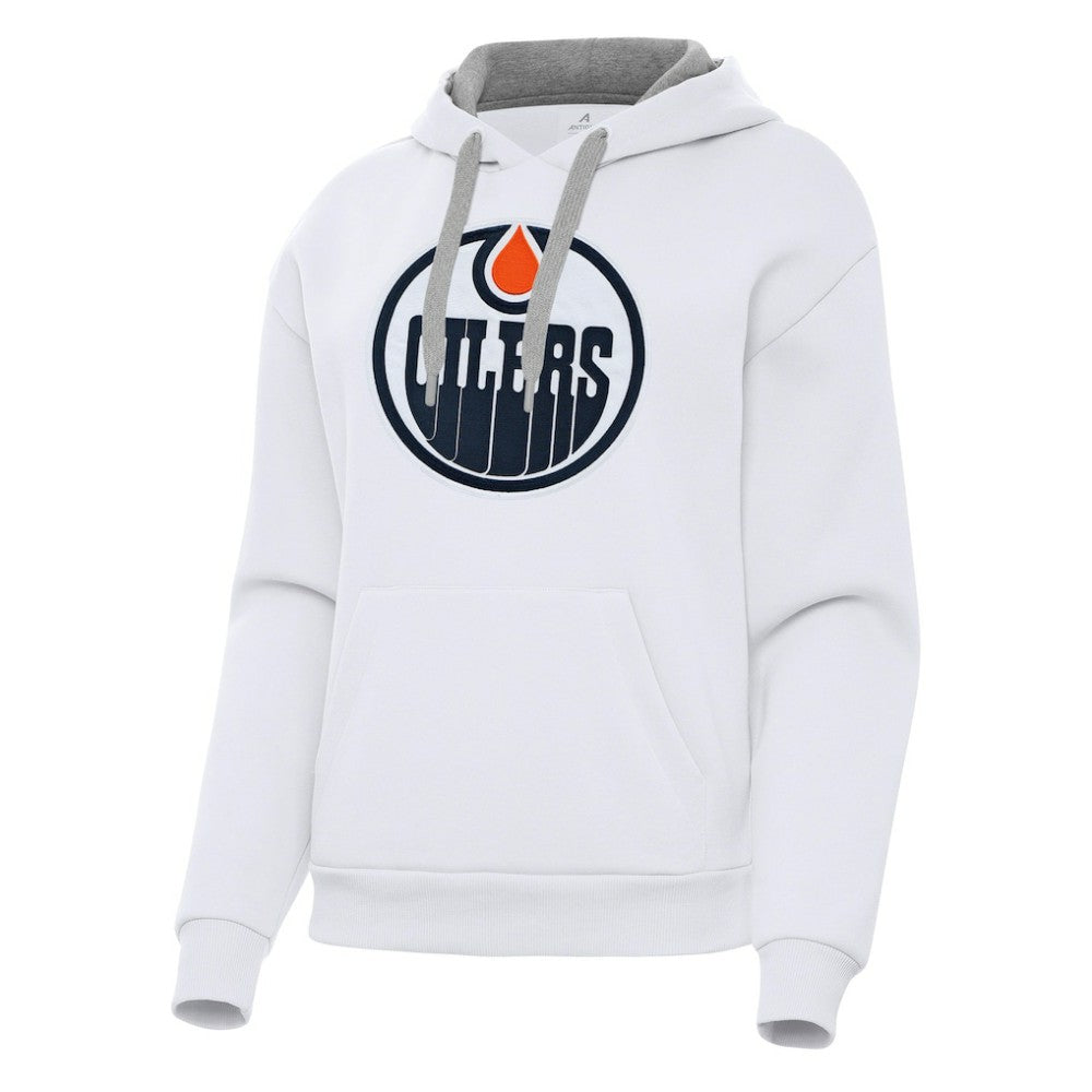 Edmonton Oilers Antigua Women's Victory Pullover Hoodie