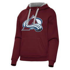 Colorado Avalanche Antigua Women's Victory Pullover Hoodie