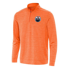 Edmonton Oilers Antigua Bright Quarter-Zip Top