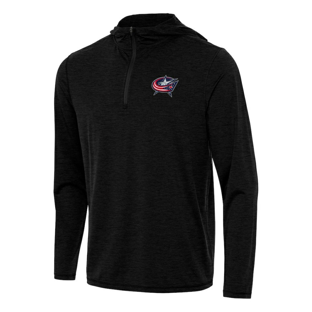 Columbus Blue Jackets Antigua Tidy Quarter-Zip Hoodie