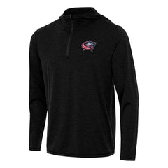 Columbus Blue Jackets Antigua Tidy Quarter-Zip Hoodie