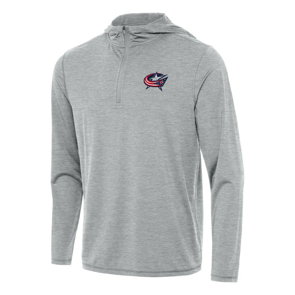 Columbus Blue Jackets Antigua Tidy Quarter-Zip Hoodie