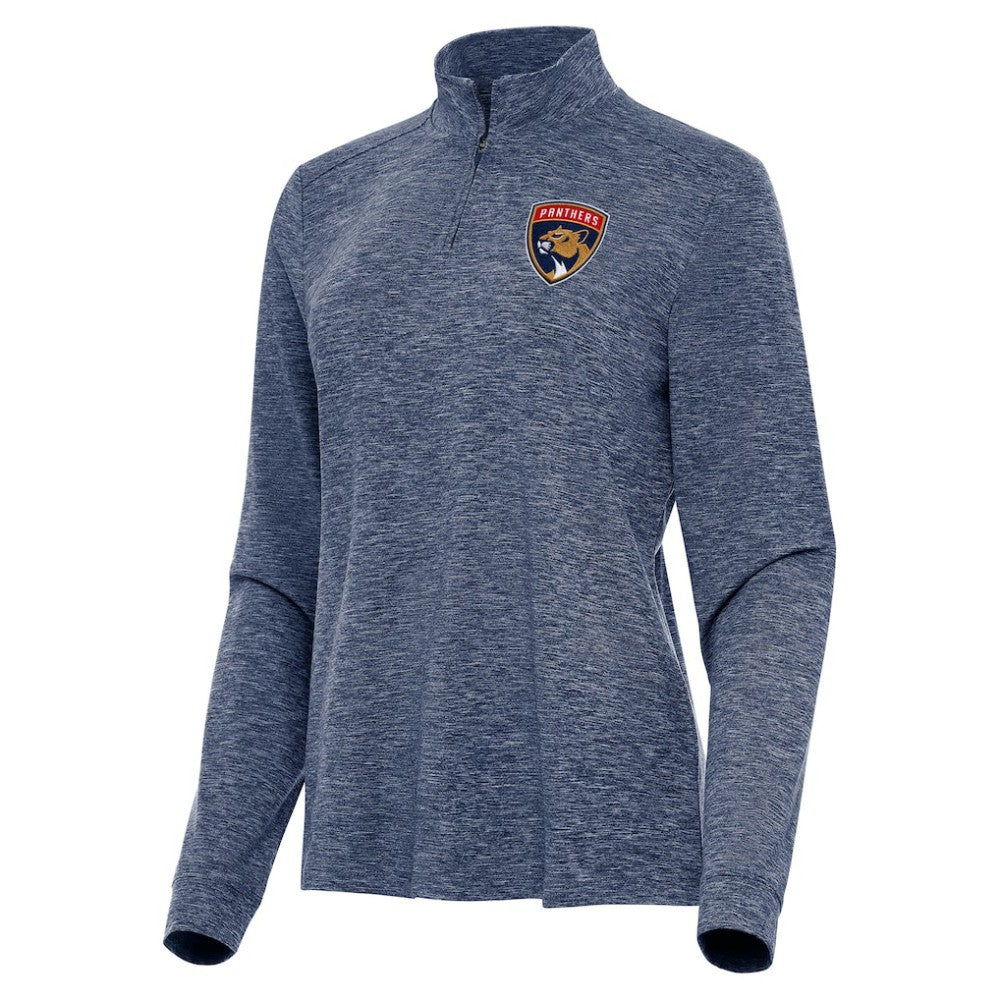 Florida Panthers Antigua Women's Mentor Quarter-Zip Mock Long Sleeve Top