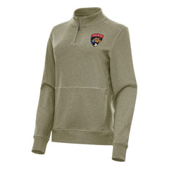 Florida Panthers Antigua Women's Crush Quarter-Zip Fleece Sweatshirt