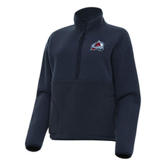 Colorado Avalanche Antigua Women's Figure Half-Zip Pullover Sweatshirt