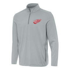Detroit Red Wings Antigua Perilous Quarter-Zip Sweatshirt