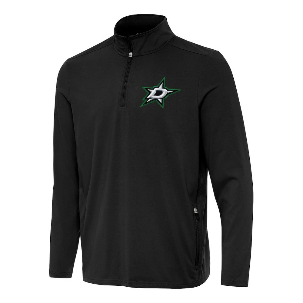 Dallas Stars Antigua Perilous Quarter-Zip Sweatshirt