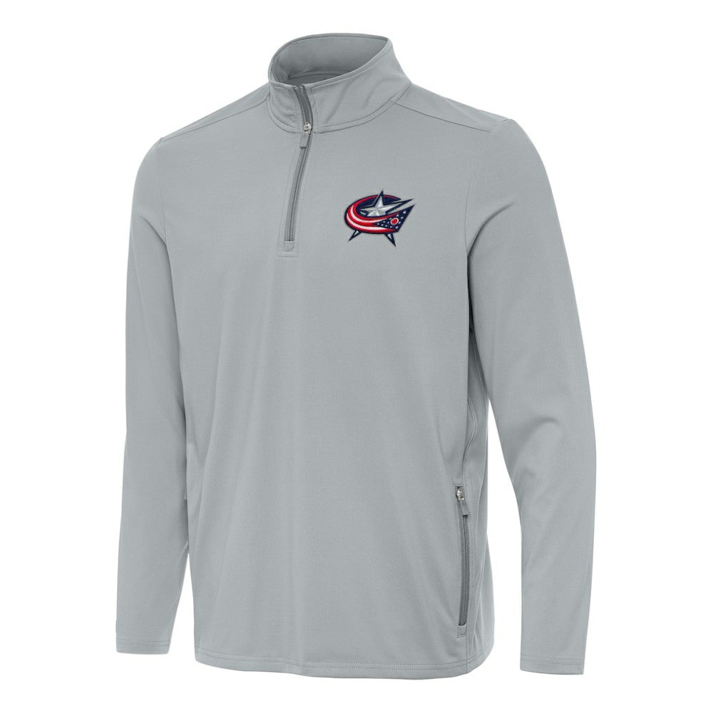 Columbus Blue Jackets Antigua Perilous Quarter-Zip Sweatshirt