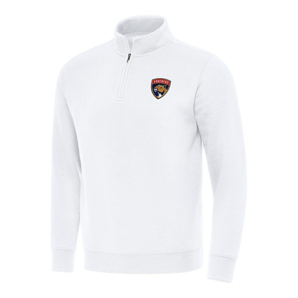 Florida Panthers Antigua Victory Quarter-Zip Mock Sweatshirt
