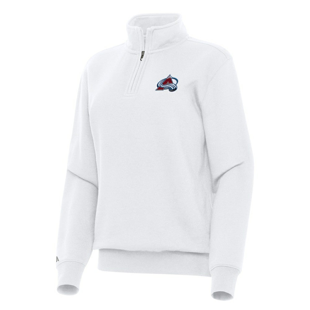 Colorado Avalanche Antigua Women's Victory Quarter-Zip Sweatshirt