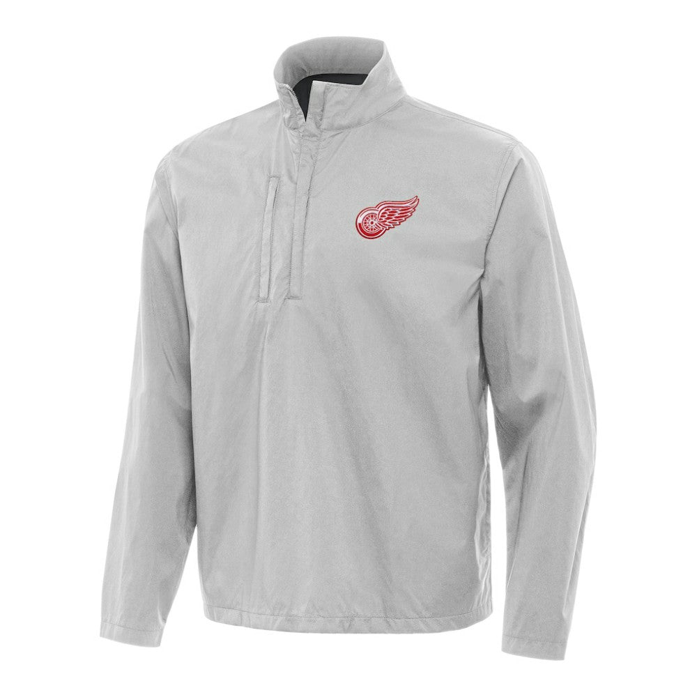 Detroit Red Wings Antigua Brisk Quarter-Zip Windbreaker