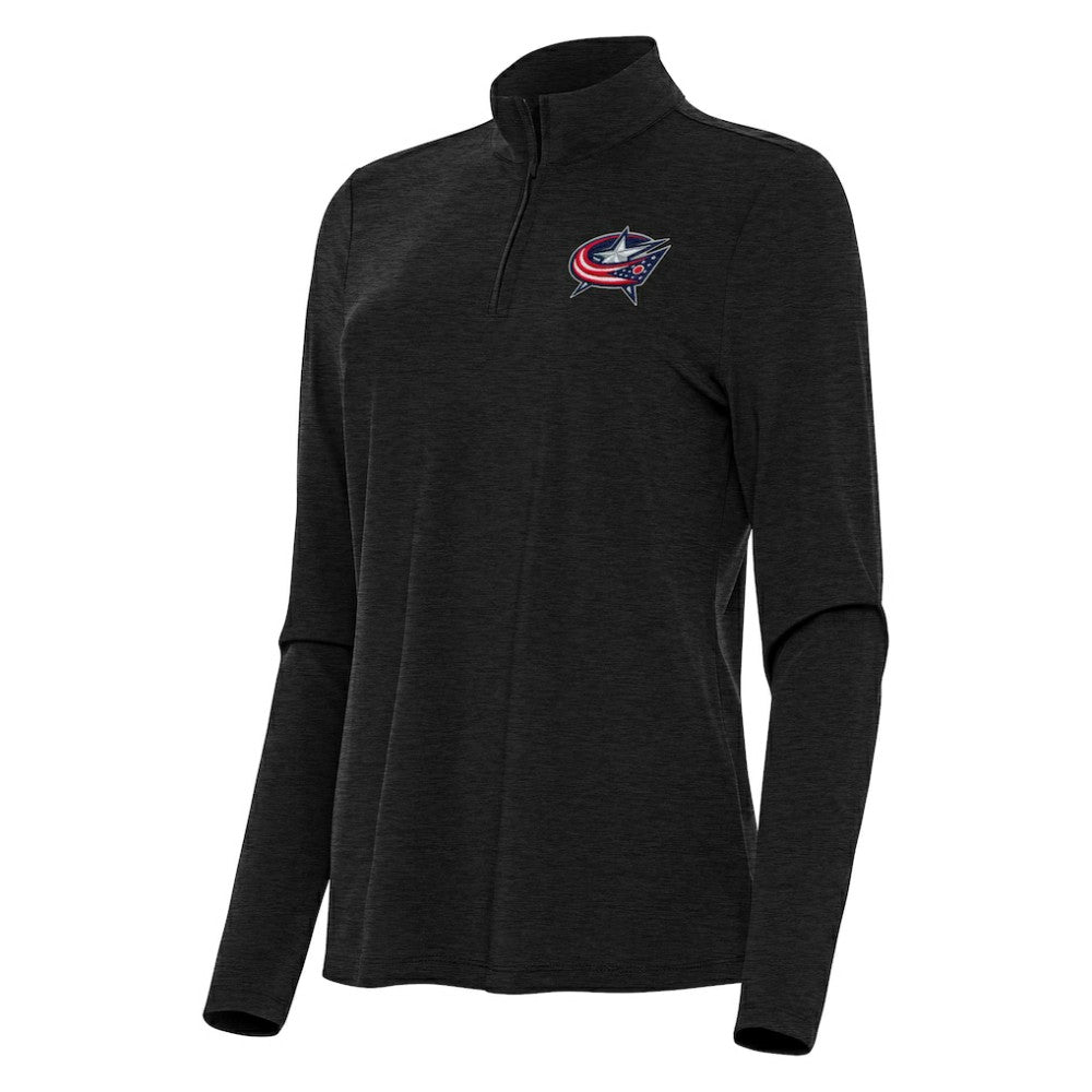 Columbus Blue Jackets Antigua Women's Bright Quarter-Zip Top