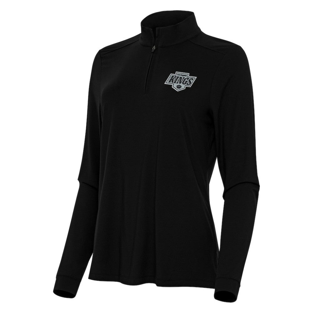 Los Angeles Kings Antigua Women's Intent Quarter-Zip Top