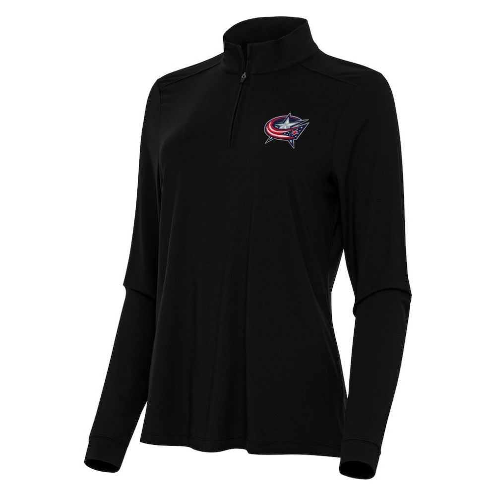 Columbus Blue Jackets Antigua Women's Intent Quarter-Zip Top
