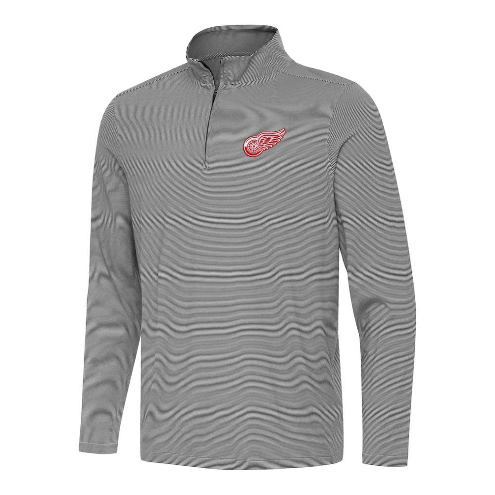 Detroit Red Wings Antigua Twine Quarter-Zip Top