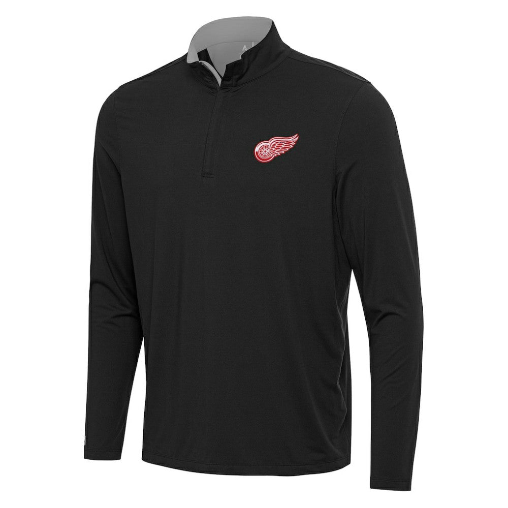 Detroit Red Wings Antigua Content Quarter-Zip Pullover Top