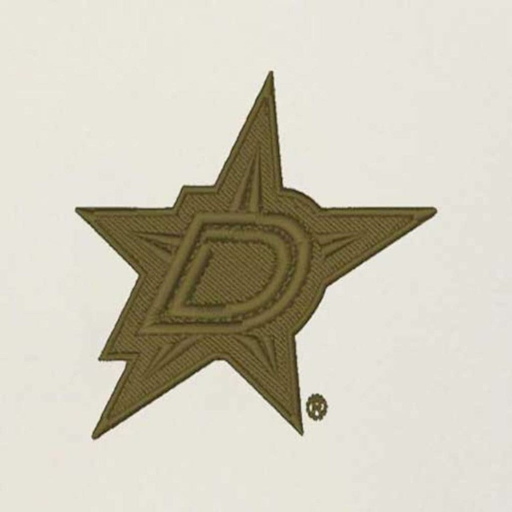 Dallas Stars Antigua Intrepid Sand Raglan Long Sleeve Hoodie T-Shirt